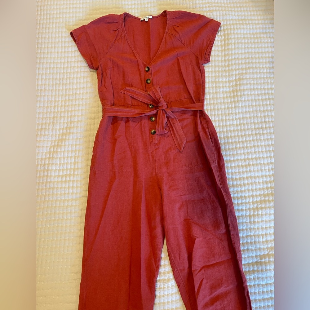 Madewell Button-Front Jumpsuit